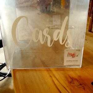 Wedding Reception card/box